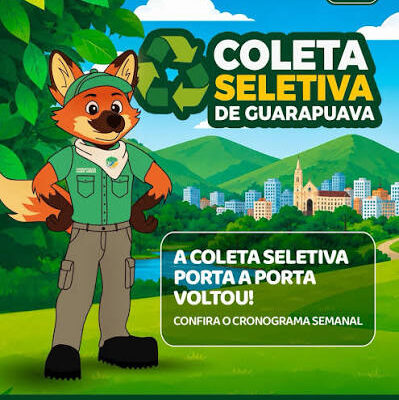 Coleta seletiva será retomada em Guarapuava a partir de 10 de agosto
